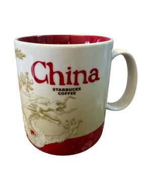 Starbucks 2016 China Dragon Global Icon Series Ceramic Mug